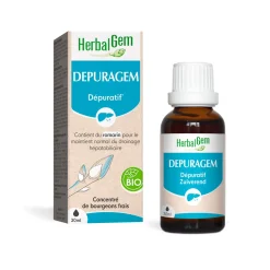 Solution buvable pour le Drainage – Aux Macérats de bourgeons concentrés – HerbalGem