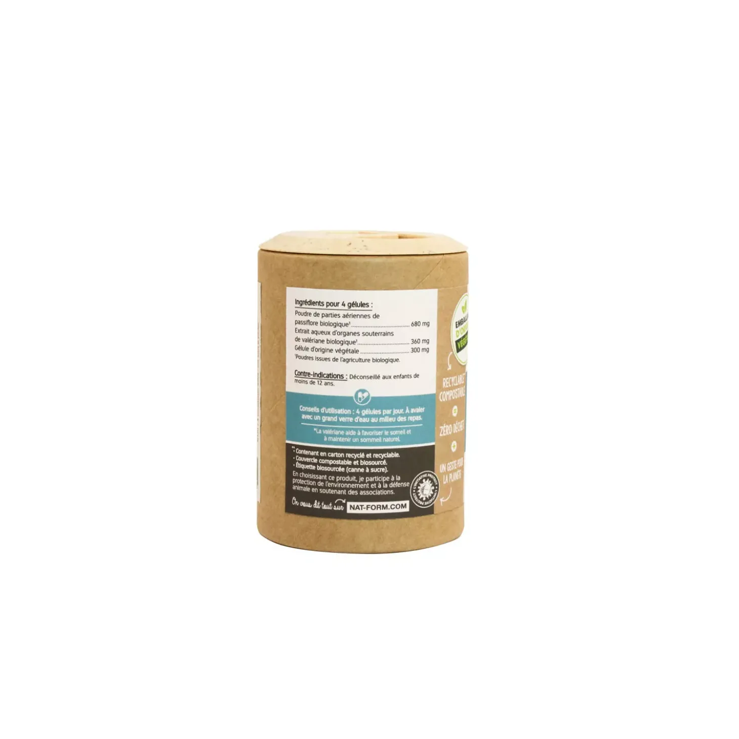 Sommeil Passiflore Valériane Bio
