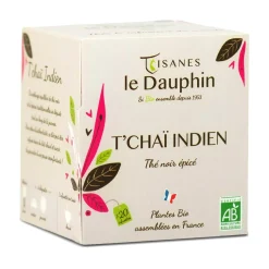 T'Chaï Indien Thé Chaï Épicé bio en sachets
