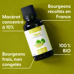 Tilleul bio (Tilia Tomentosa) – Macérat concentré de bourgeons frais