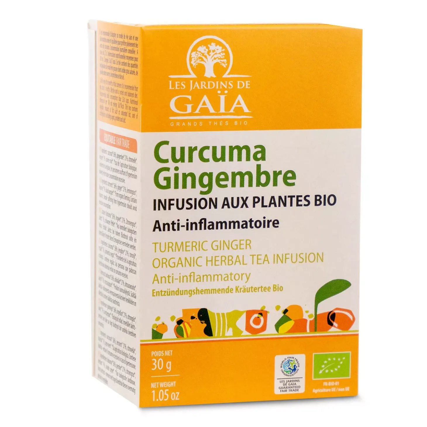 Tisane bio Curcuma Gingembre