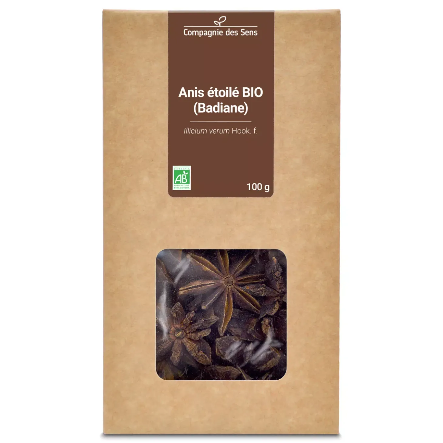 Tisane d’Anis Étoilé (Badiane) bio (Illicium Verum) – Fruits entiers en vrac pour infusion