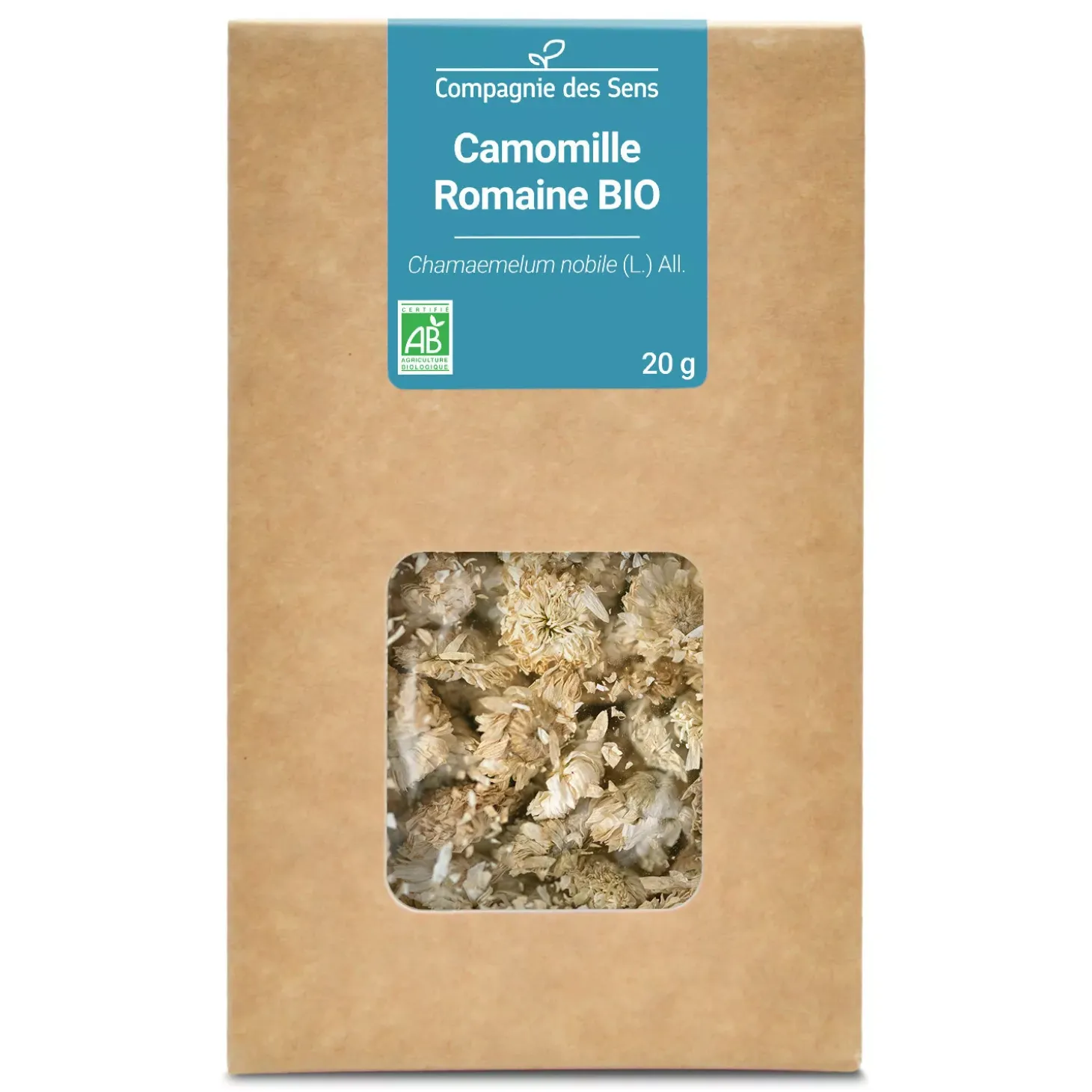 Tisane de Camomille Romaine bio (Chamaemelum Nobile) – Fleurs entières en vrac pour infusion
