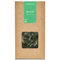 Tisane de Mélisse bio (Melissa Officinalis) – Feuilles entières en vrac pour infusion