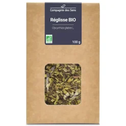 Tisane de Réglisse bio (Glycyrrhiza Glabra) – Racines coupées en vrac pour infusion