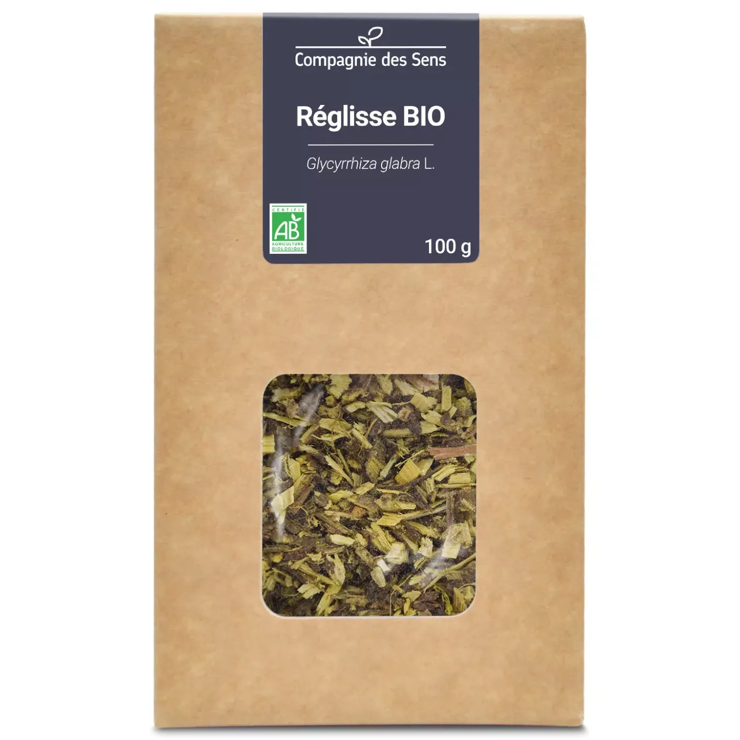 Tisane de Réglisse bio (Glycyrrhiza Glabra) – Racines coupées en vrac pour infusion