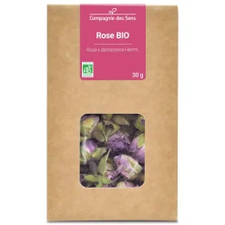 Tisane de Rose bio (Rosa x Damascena) – Boutons floraux entiers en vrac pour infusion