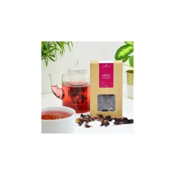 Tisane d’Hibiscus bio (Hibiscus Sabdariffa) – Fleurs entières en vrac pour infusion