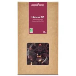 Tisane d’Hibiscus bio (Hibiscus Sabdariffa) – Fleurs entières en vrac pour infusion