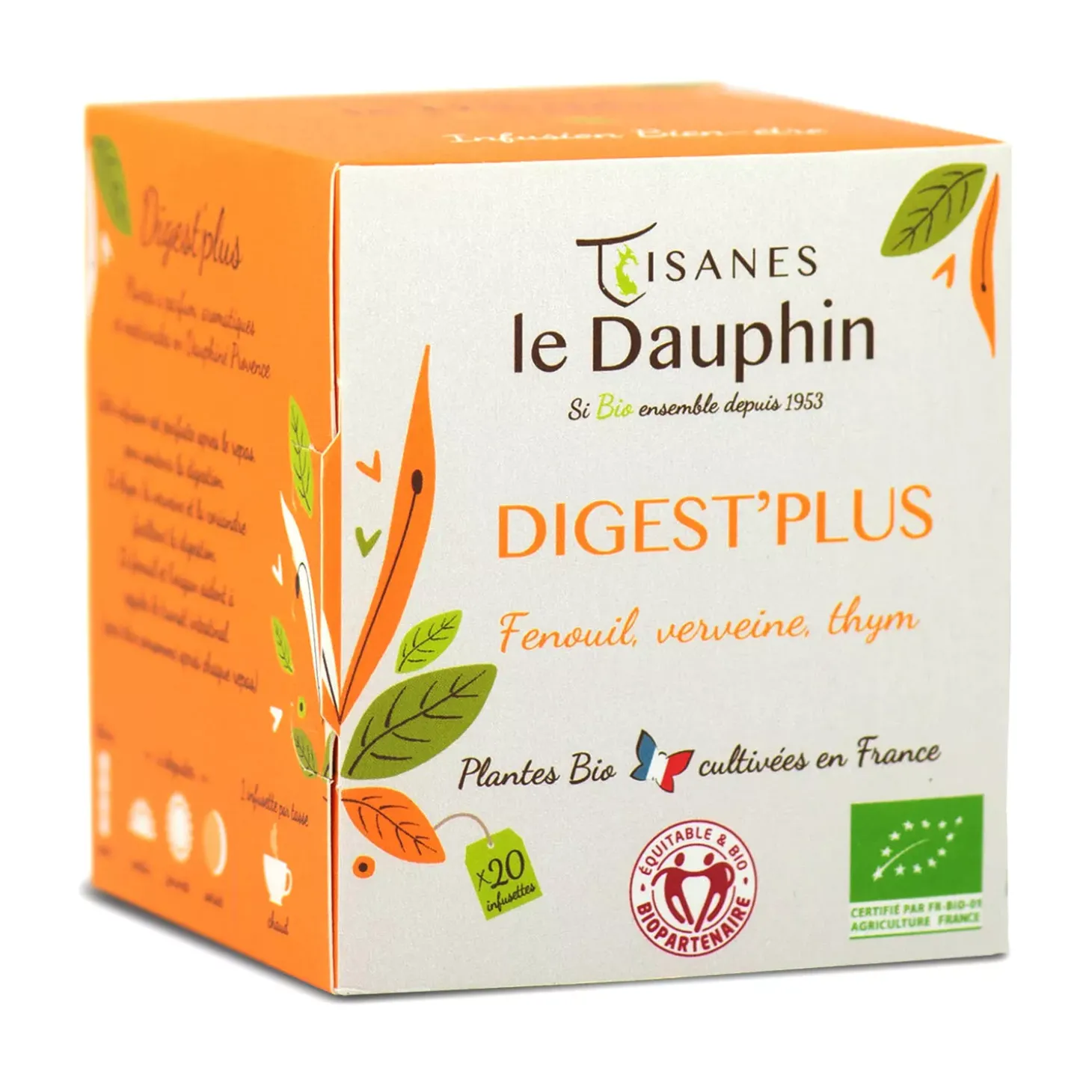 Tisane Digest'plus bio en sachets
