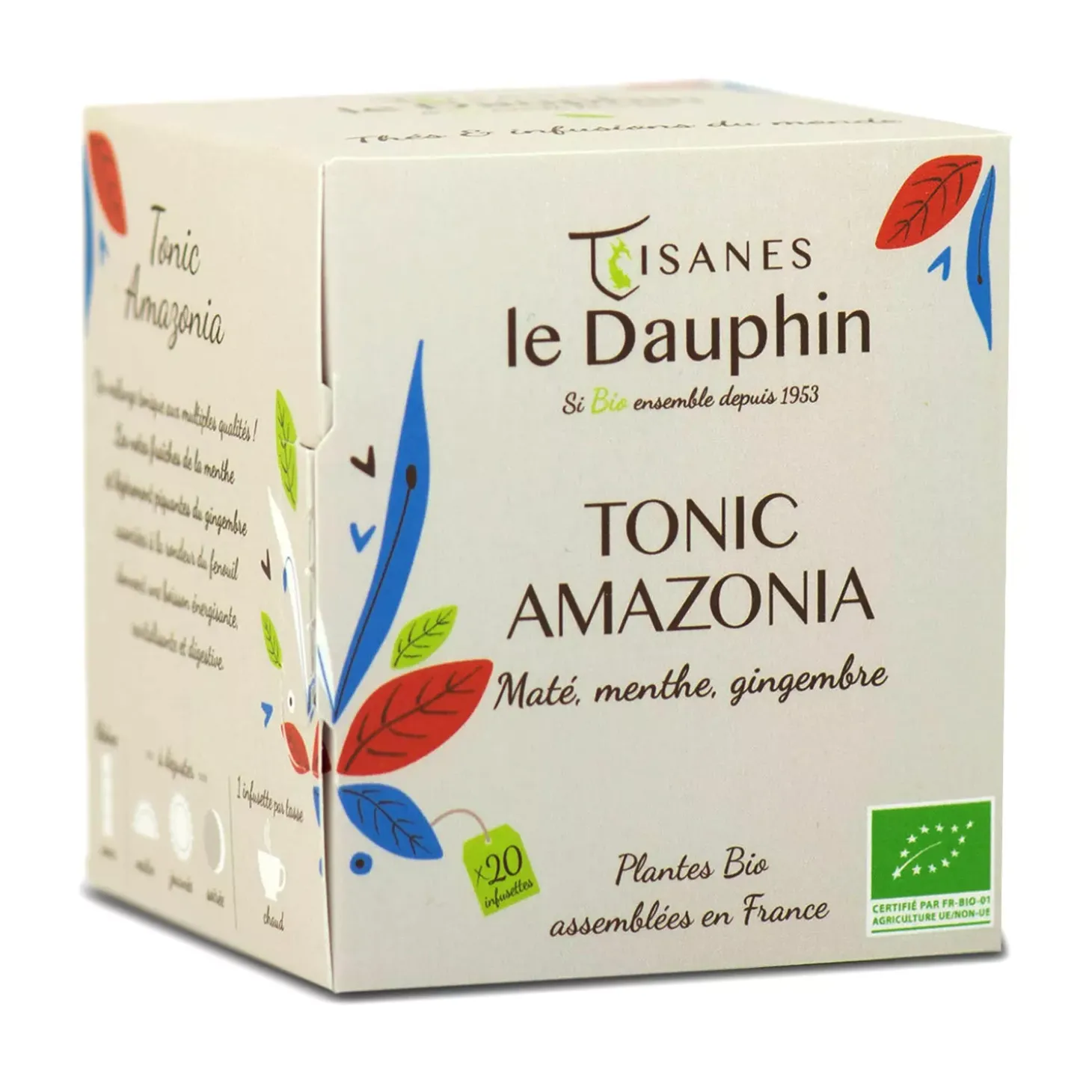 Tonic Amazonia Maté Menthe Gingembre bio en sachets