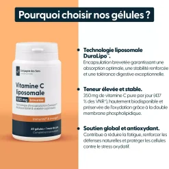 Vitamine C liposomale DuraLipo™ 500 mg