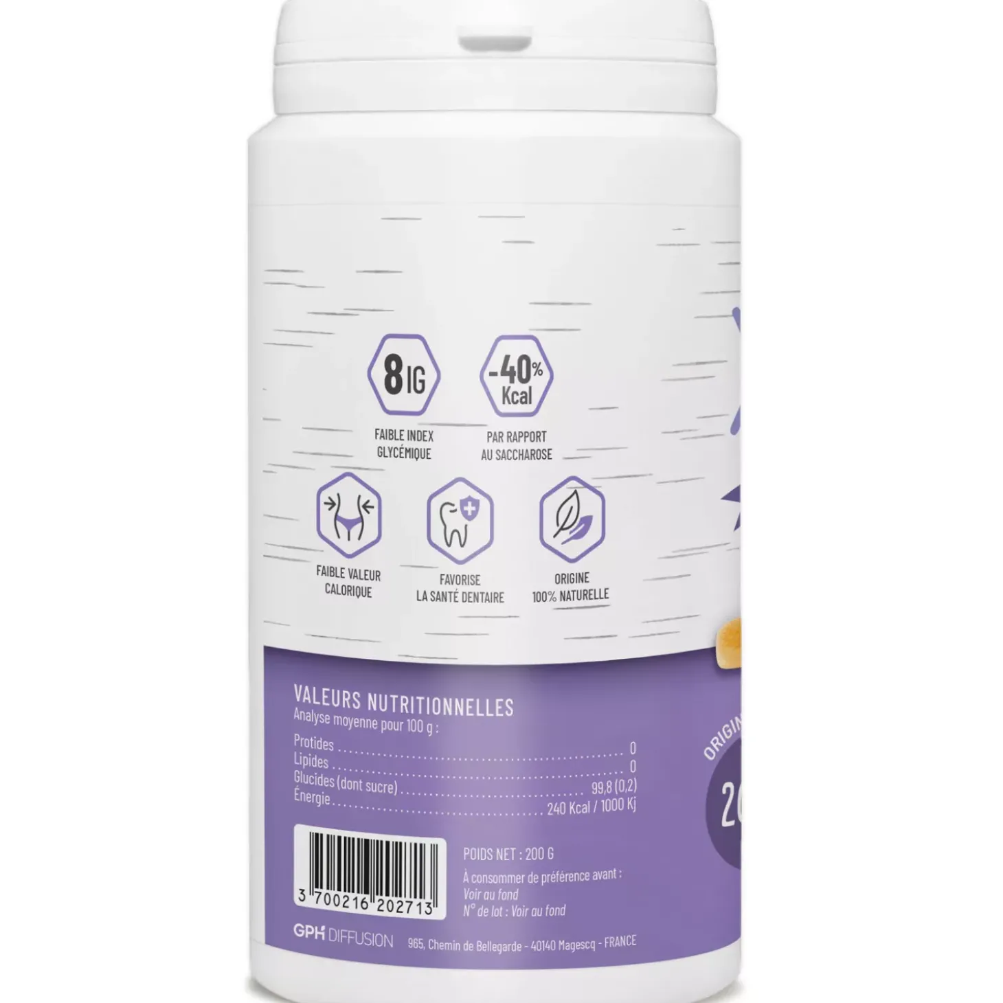 Xylitol (bouleau)